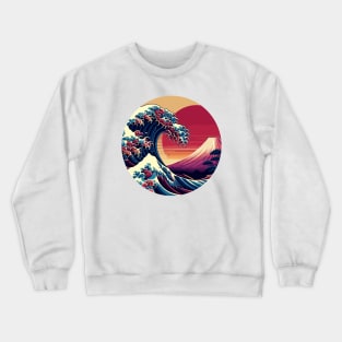 The Great Wave off Kanagawa - Japanese Crewneck Sweatshirt